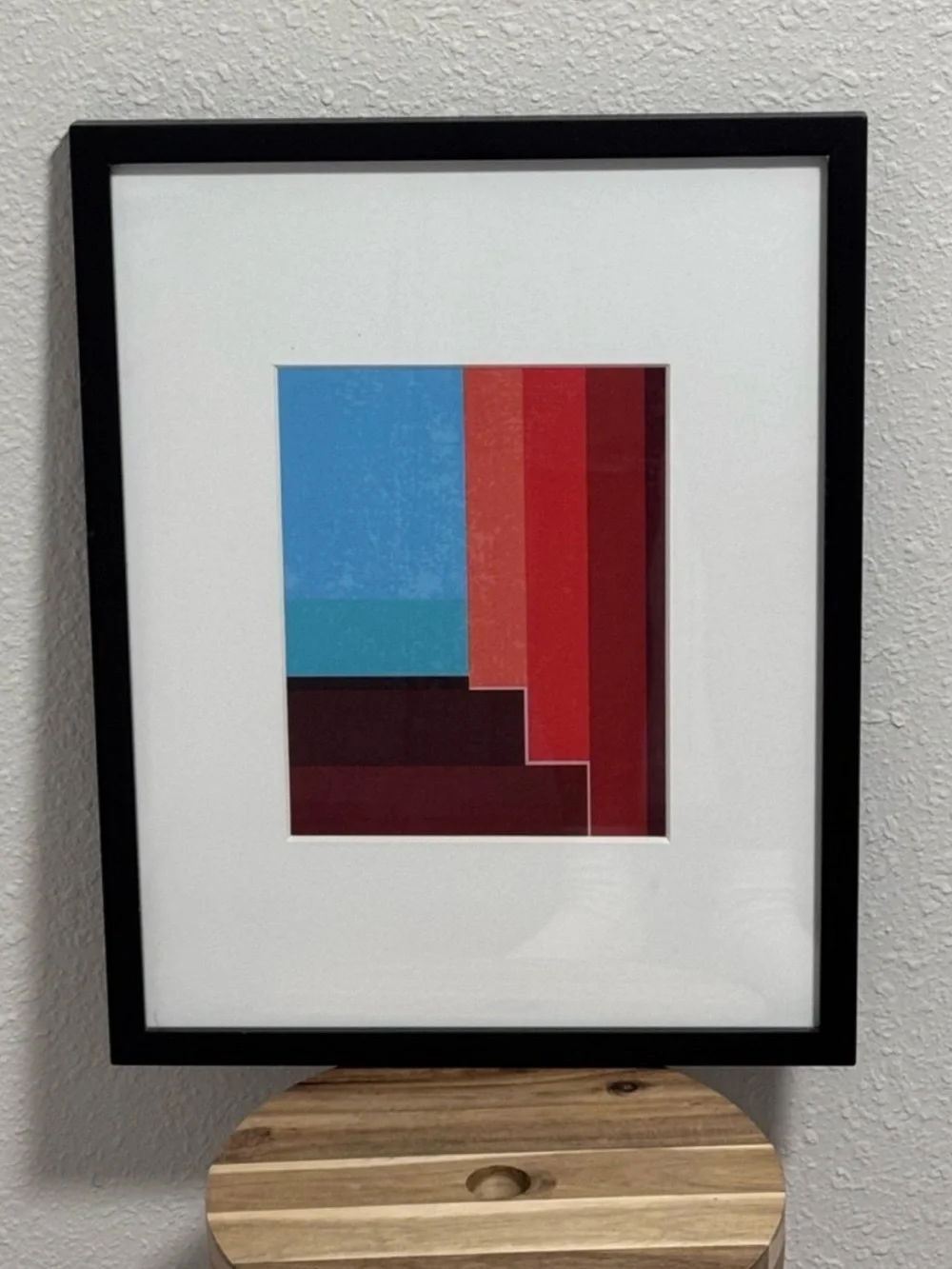 Project 62 Modern Black Gallery Wood Frame 15x19 w/ Geometric Giclee Art